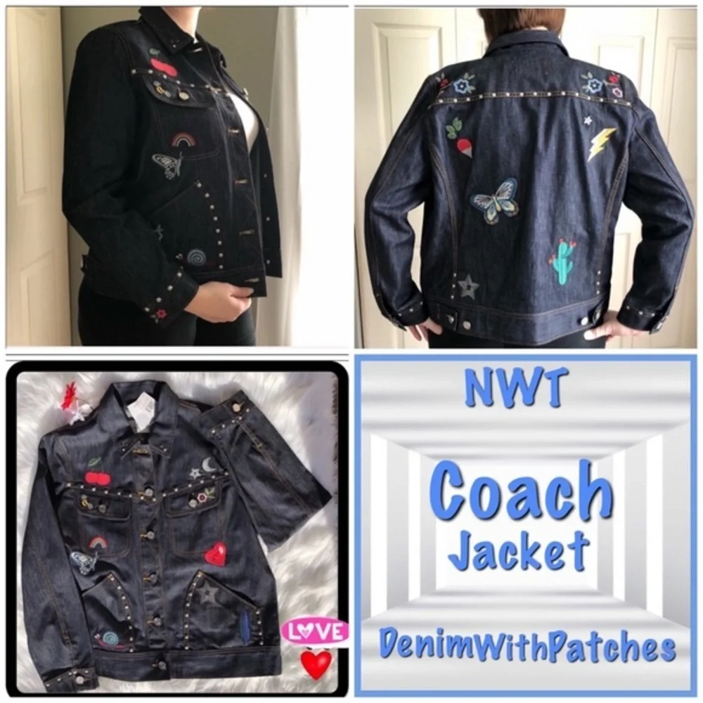 Coach patch Jean Jacket